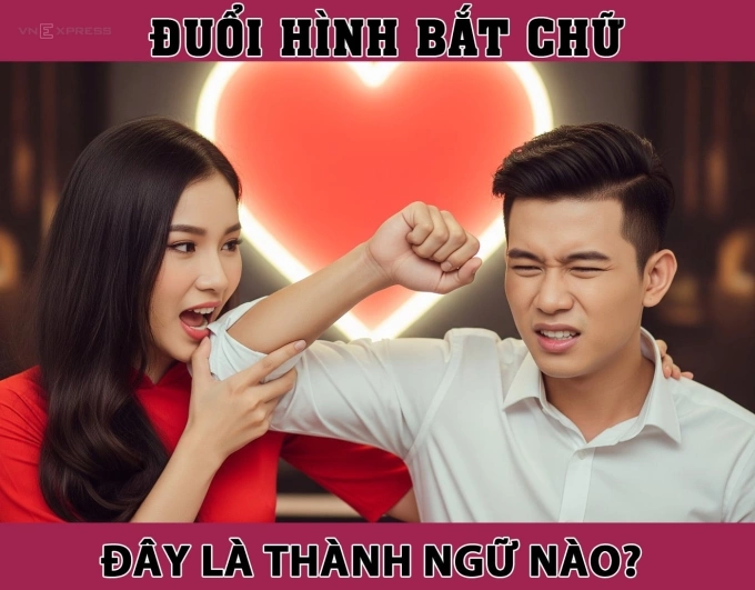 Hành động của cặp đôi này nhắc đến thành ngữ nào?