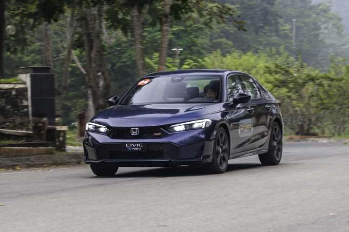 Honda Civic trong hành trình Car Awards, tháng 11/2024. Ảnh: Minh Quân