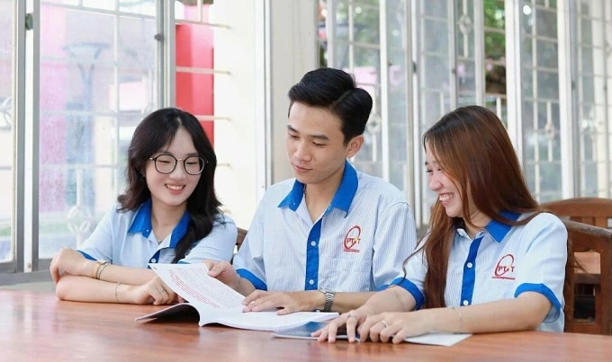 Sinh viên Học viện Công nghệ Bưu chính viễn thông. Ảnh: PTIT