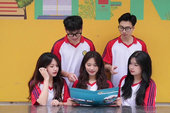 Sinh viên Học viện Tài chính. Ảnh: AOF
