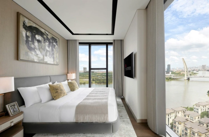Bên trong căn hộ Marriott Residences phiên bản đặc biệt thực tế tại tòa Lake.