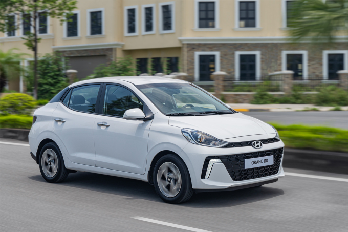Hyundai i10 bản sedan tại thị trường Việt Nam. Ảnh: TC Motor