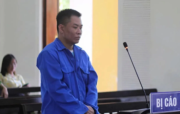 Bị cáo Thái tại tòa. Ảnh: Hùng Lê