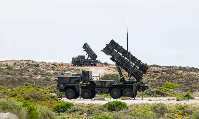 Bệ phóng tên lửa Patriot của Đức. Ảnh: Bundeswehr