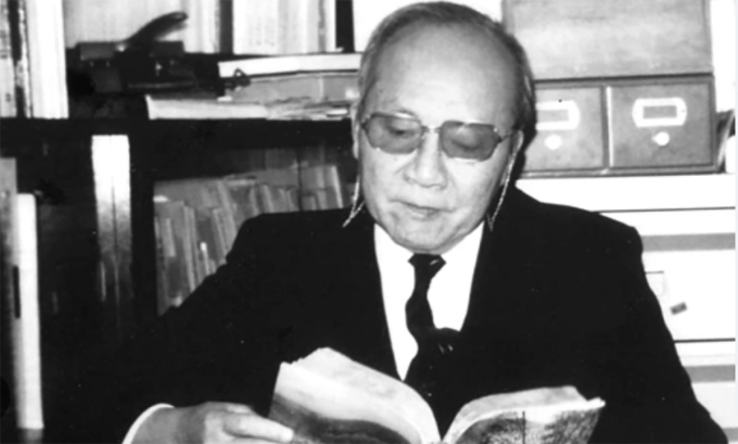 Giáo sư Hoàng xuân Hãn. Ảnh: Tư liệu