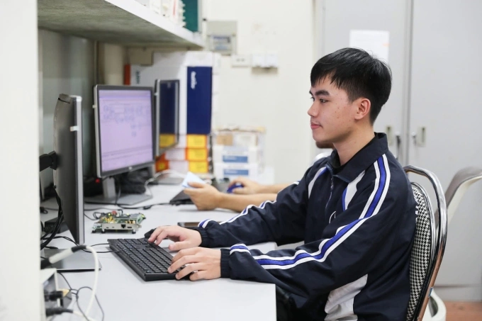 Sinh viên Đại học Quốc gia Hà Nội. Ảnh: VNU