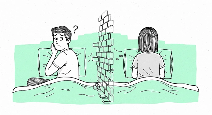 Nghi ngờ vợ có người khác vì hay từ chối gần gũi tôi
