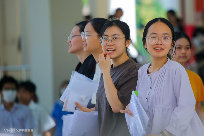 Thí sinh Đà Nẵng dự thi tốt nghiệp THPT, tháng 6/2025. Ảnh: Nguyễn Đông