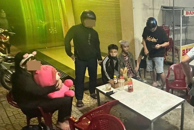 Hiện trường tại thời điểm giải cứu nạn nhân. Ảnh: Công an cung cấp