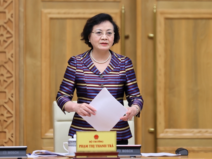 Bộ trưởng Nội vụ Phạm Thị Thanh Trà phát biểu chiều 23/8. Ảnh: Nhật Bắc