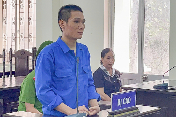 Lê Thanh Hải tại phiên tòa hôm nay. Ảnh: Cao Toàn