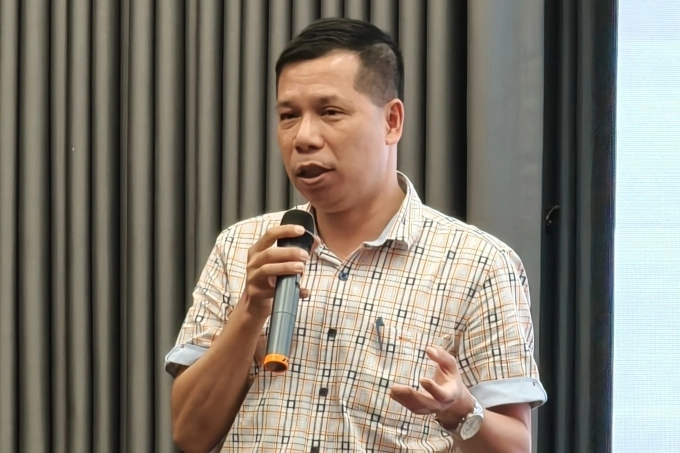 Đại tá Lê Hải Triều, Viện trưởng Viện kỹ thuật điện tử nghiệp vụ. Ảnh: Trọng Đạt