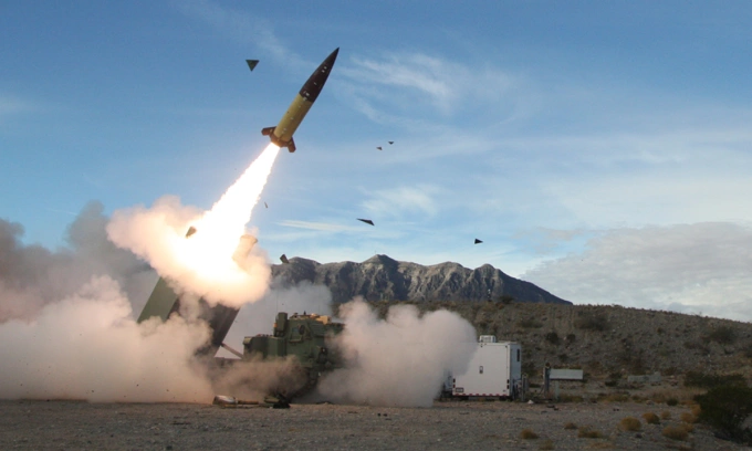 Tên lửa ATACMS rời bệ phóng trong thử nghiệm tại Mỹ tháng 12/2021. Ảnh: US Army