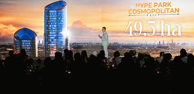 Khu đô thị cao cấp Hoà Lân được giới thiệu tại sự kiện. Ảnh: Kinera