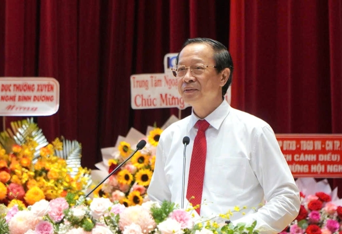Thứ trưởng Phạm Ngọc Thưởng phát biểu tại hội nghị, sáng 27/8. Ảnh: Thanh Phúc