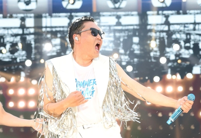 Ca sĩ Psy. Ảnh: Joongang Ilbo