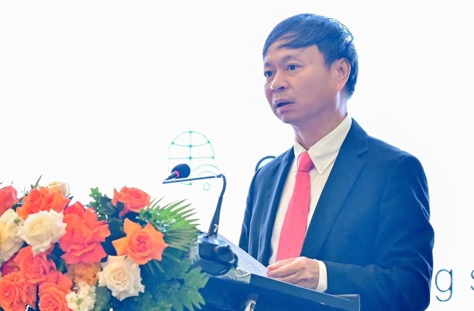 Thứ trưởng Khoa học và Công nghệ Hoàng Minh phát biểu tại sự kiện. Ảnh: Lưu Quý