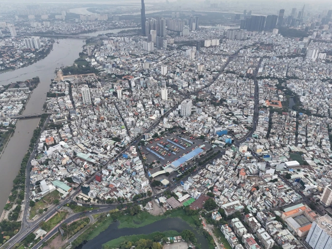Khu vực Hàng Xanh được đề xuất làm TOD. Ảnh: Giang Anh