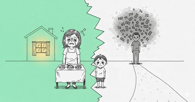 Mẹ không dám ly hôn người cha nghiện cờ bạc vì sợ cháu không được đi học