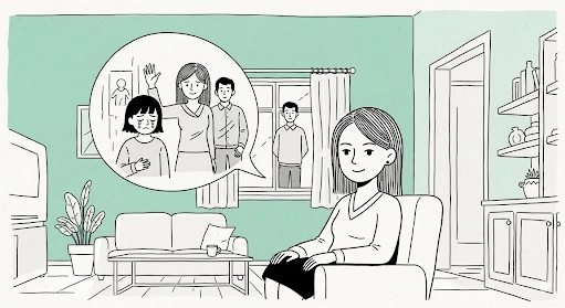 Em đã xin lỗi vì để mẹ bất an khi không tâm sự, chia sẻ
