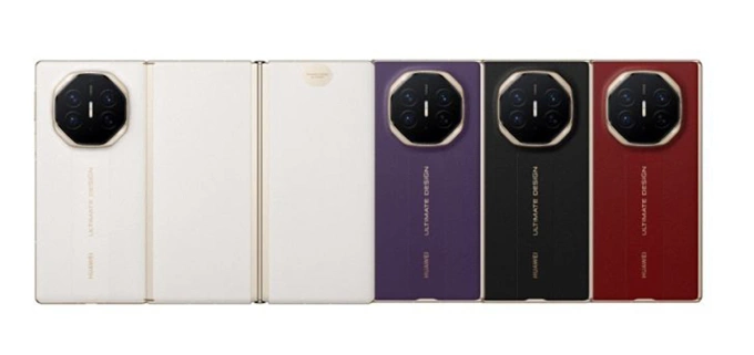 Bón màu sắc của Huawei Mate XTs. Ảnh: Huawei