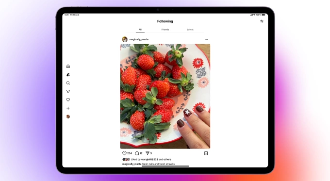 Instagram ra mắt phiên bản ứng dụng dành cho iPad. Ảnh: Instagram