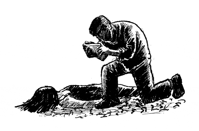 Tranh minh họa vụ án của Yoo Doo-ho/ The Korea Herald.