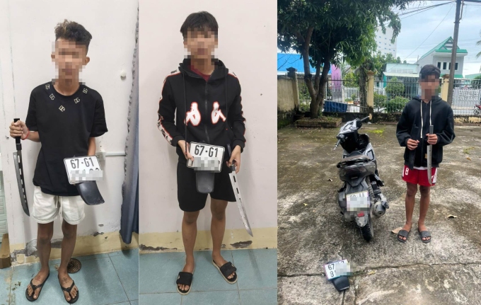 Đu theo trào lưu ba thanh niên bị bắt hành vi Gây rối trật tự công cộng. Ảnh: Dương Đông