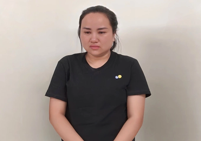 Nguyễn Thị Hường, chủ cơ sở thẩm mỹ chui. Ảnh: Công an cung cấp
