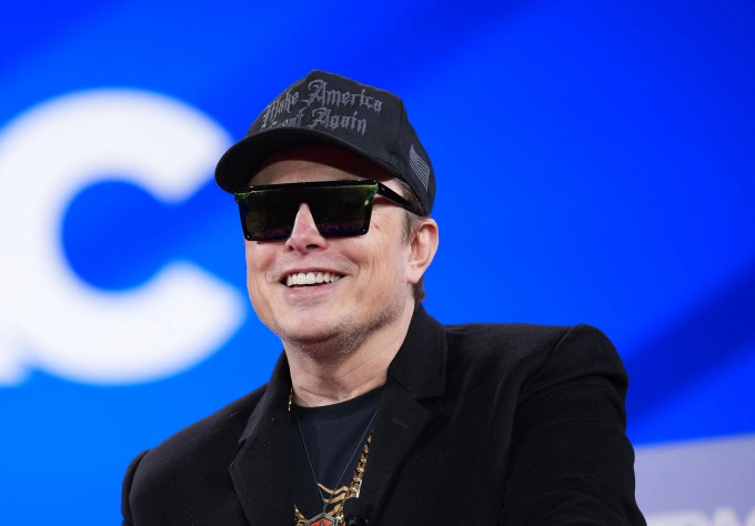 Tỷ phú Elon Musk tại sự kiện của CPAC ở thủ đô Washington, Mỹ ngày 20/2. Ảnh: AFP
