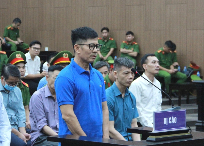 Nguyễn Duy Hưng, cựu Chủ tịch HĐQT Tập đoàn Thuận An tại tòa. Ảnh: Danh Lam