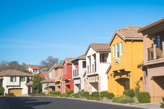 Một khu nhà ở tại bang California, Mỹ. Ảnh: PPIC