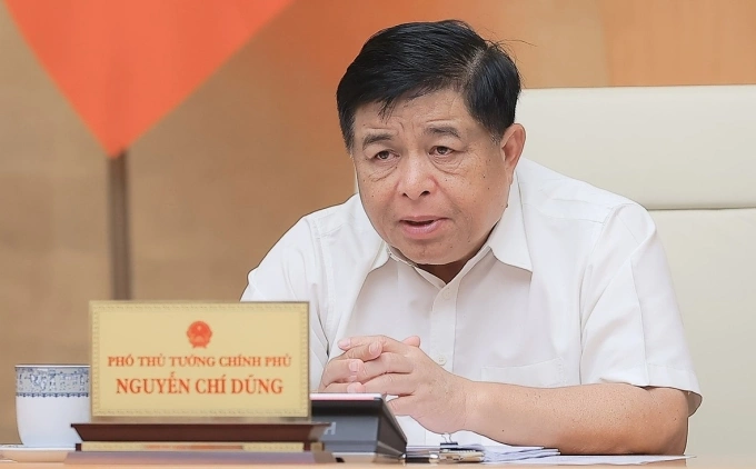 Phó thủ tướng Nguyễn Chí Dũng phát biểu sáng 9/9. Ảnh: Thu Sa