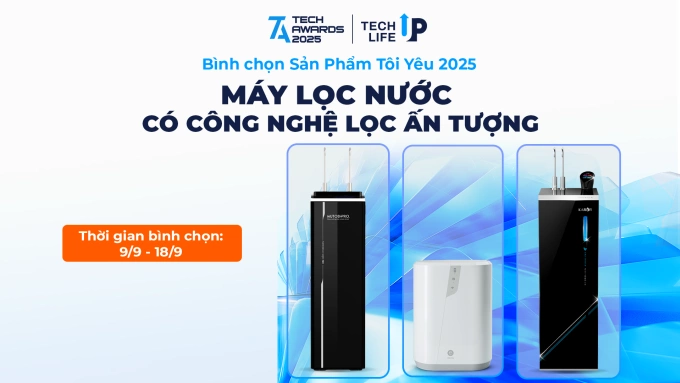 Bình chọn máy lọc nước có công nghệ lọc ấn tượng.