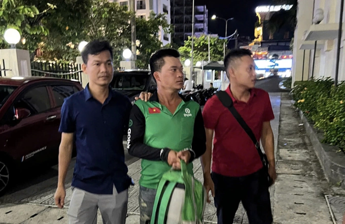 Nghi phạm Phan Văn Đức khi bị bắt. Ảnh: Anh Thành