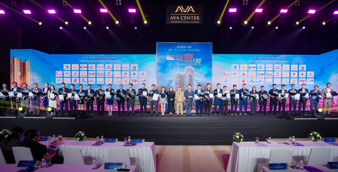 Sự kiện kickoff Ava Center ghi dấu với sự hiện diện của đông đảo các đại lý phân phối chiến lược. Ảnh: Ava Center