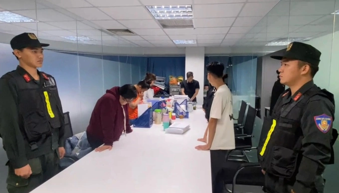 4 công ty của Trần Quang Đạo có hơn 200 nhân viên (trong đó có 149 nữ) bị xác định hoạt động lừa đảo. Ảnh: Bộ Công an