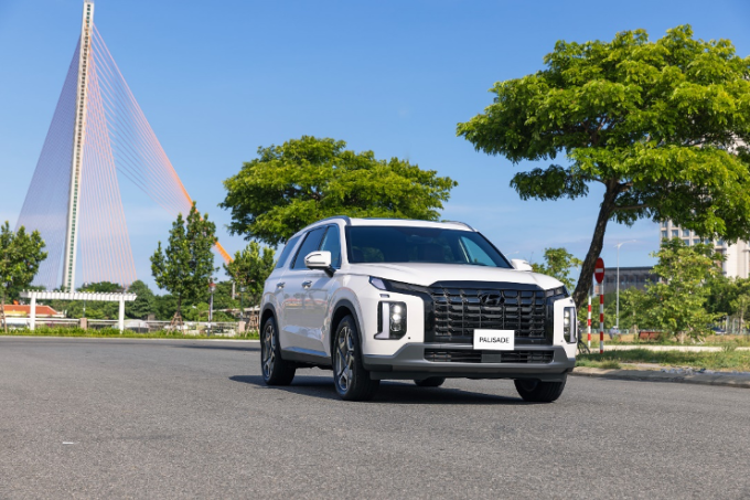 Hyundai Palisade tại Việt Nam. Ảnh: HTV