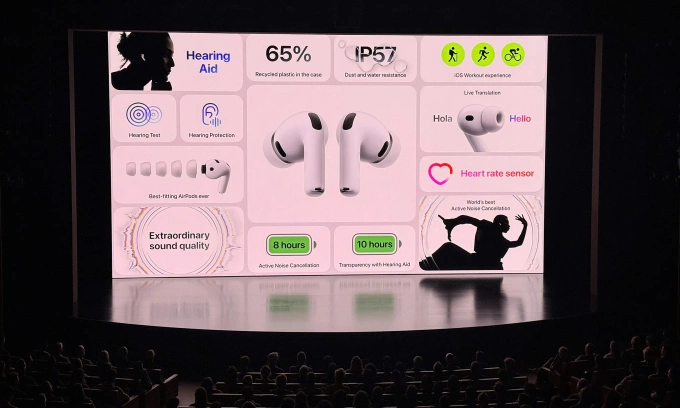 Thông số AirPods 3. Ảnh: Tuấn Hưng