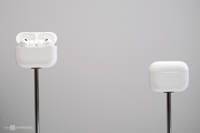AirPods Pro 3 tại lễ ra mắt. Ảnh: Tuấn Hưng