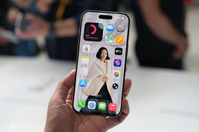 Ảnh thực tế iPhone 17 Air tại lễ ra mắt ngày 9/9. Ảnh: Tuấn Hưng