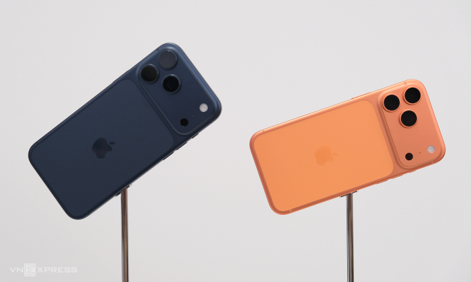 iPhone 17 Pro tại lễ ra mắt ở Apple Park. Ảnh: Tuấn Hưng