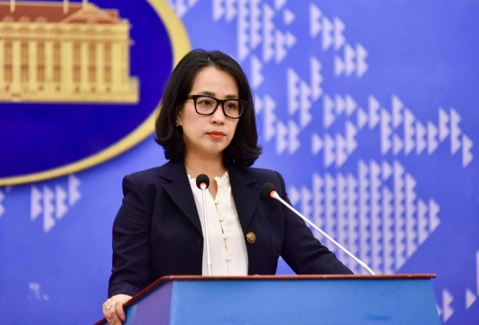 Người phát ngôn Bộ Ngoại giao Phạm Thu Hằng. Ảnh: BNG Người phát ngôn Bộ Ngoại giao Phạm Thu Hằng. Ảnh: BNG