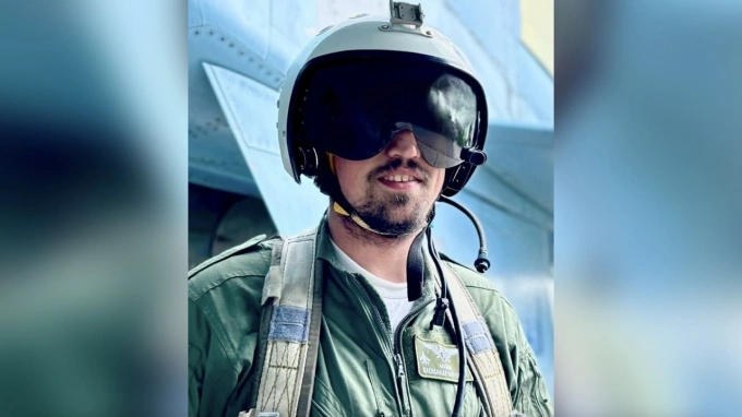 Thiếu tá không quân Ukraine Alexander Nikolayovich Borovik, phi công Su-27. Ảnh: Facebook/Lữ đoàn Không quân Chiến thuật số 39
