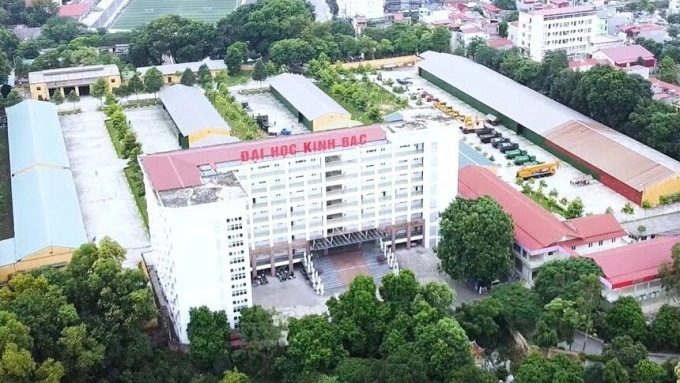 Khuôn viên trường Đại học Kinh Bắc. Ảnh: Website trường