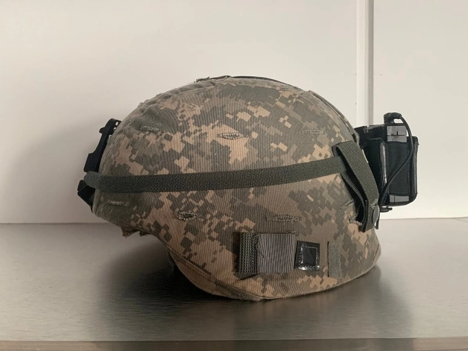 Mũ bảo hiểm quân đội Kevlar. Ảnh: MSA09