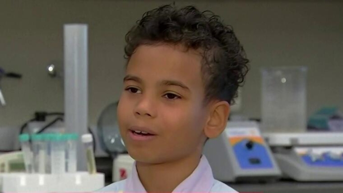 Aiden Wilkins. Ảnh chụp màn hình từ telemundo