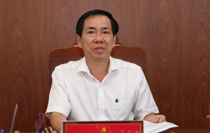 Ông Phan Tấn Cảnh, Bí thư Đảng ủy xã Vĩnh Hải, nguyên phó chủ tịch UBND tỉnh Ninh Thuận,