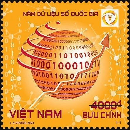 Tem Năm dữ liệu số Quốc gia. Ảnh: Tư liệu BĐVN
