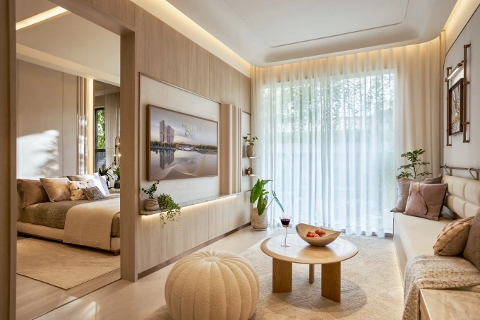 Căn hộ 65 m2 tại The Gió Riverside. Ảnh: An Gia